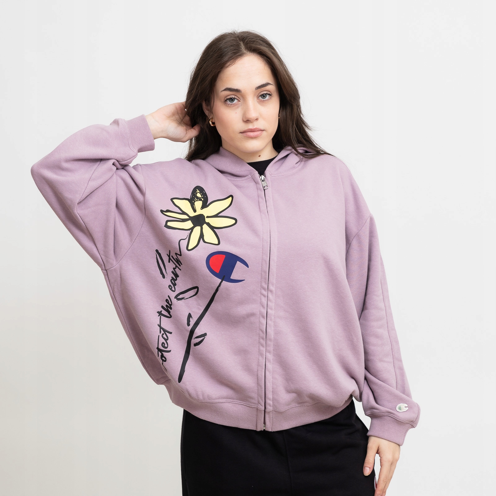 Dámská mikina Champion Hooded Full Zip Sweatshirt