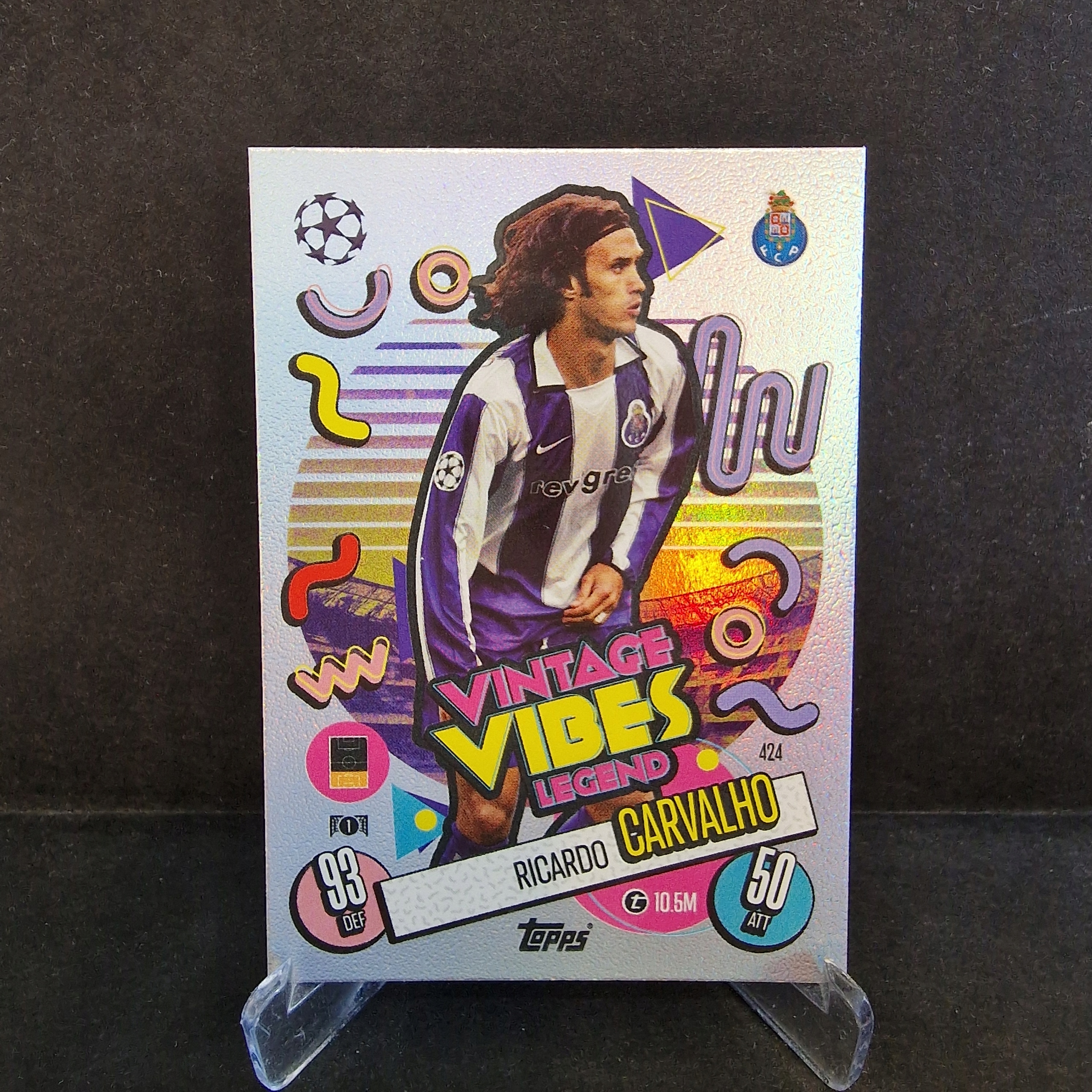 2024-25 Topps Match Attax Ricardo Carvalho Fc Porto Legend /PR21
