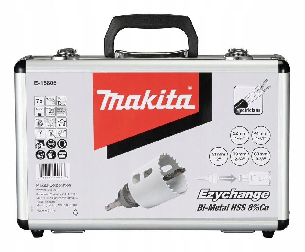 MAKITA ZESTAW OTWORNIC DLA ELEKTRYKÓW BIM "EZ