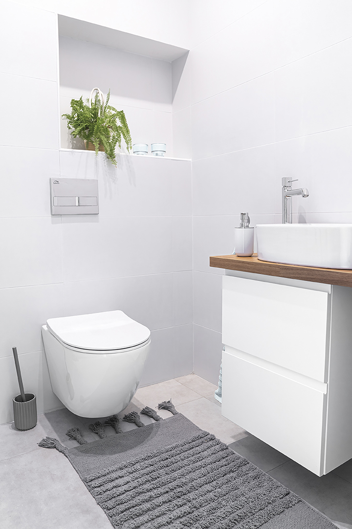 LAVEO DESNA MISKA WC WISZĄCA MUSZLA PODWIESZANA Długość (cm) 48.5