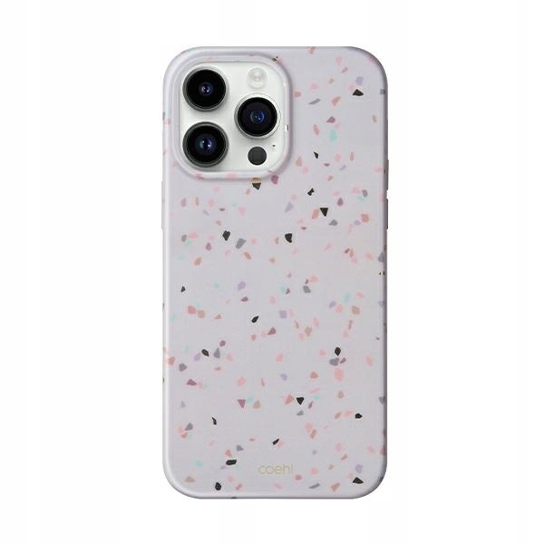 Uniq pouzdro Coehl Terrazzo pro iPhone 14 Pro 6,1" pískové/sandstone