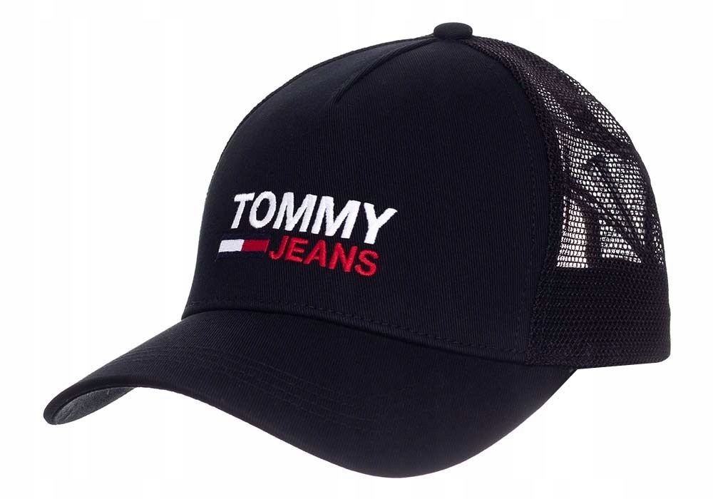 

Tommy Hilfiger Czapka Z Daszkiem Tjm Flag Black