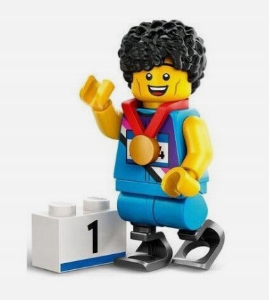 Lego Minifigures Seria 25 Biegaczka z protezami Sprinter 71045 col25-4