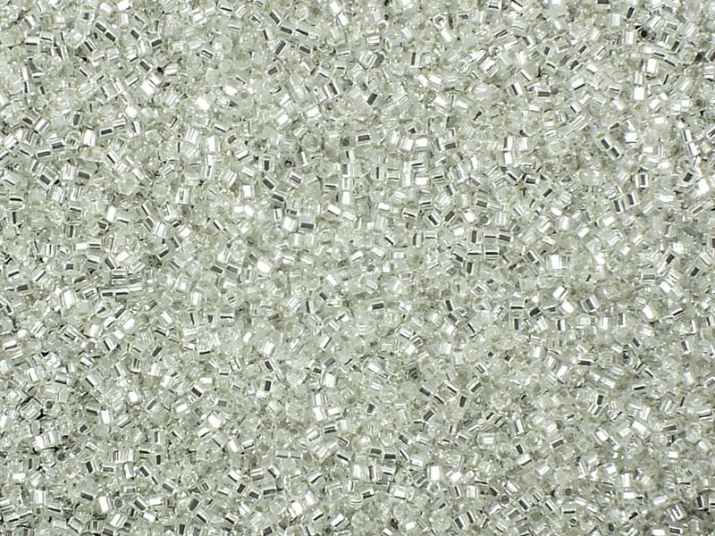 Toho Hex 15o-21 Silver-Lined Crystal 5 g
