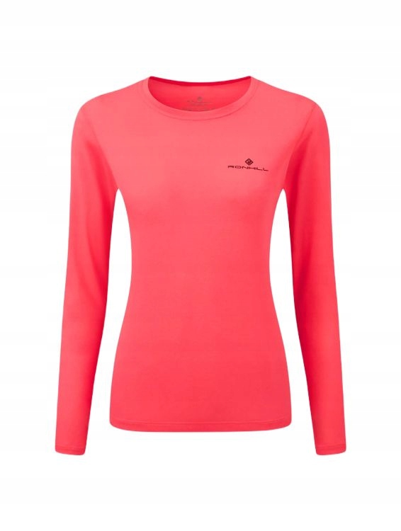Ronhill Women's Core L/s Tee Hot Pink/black Rozmiar L