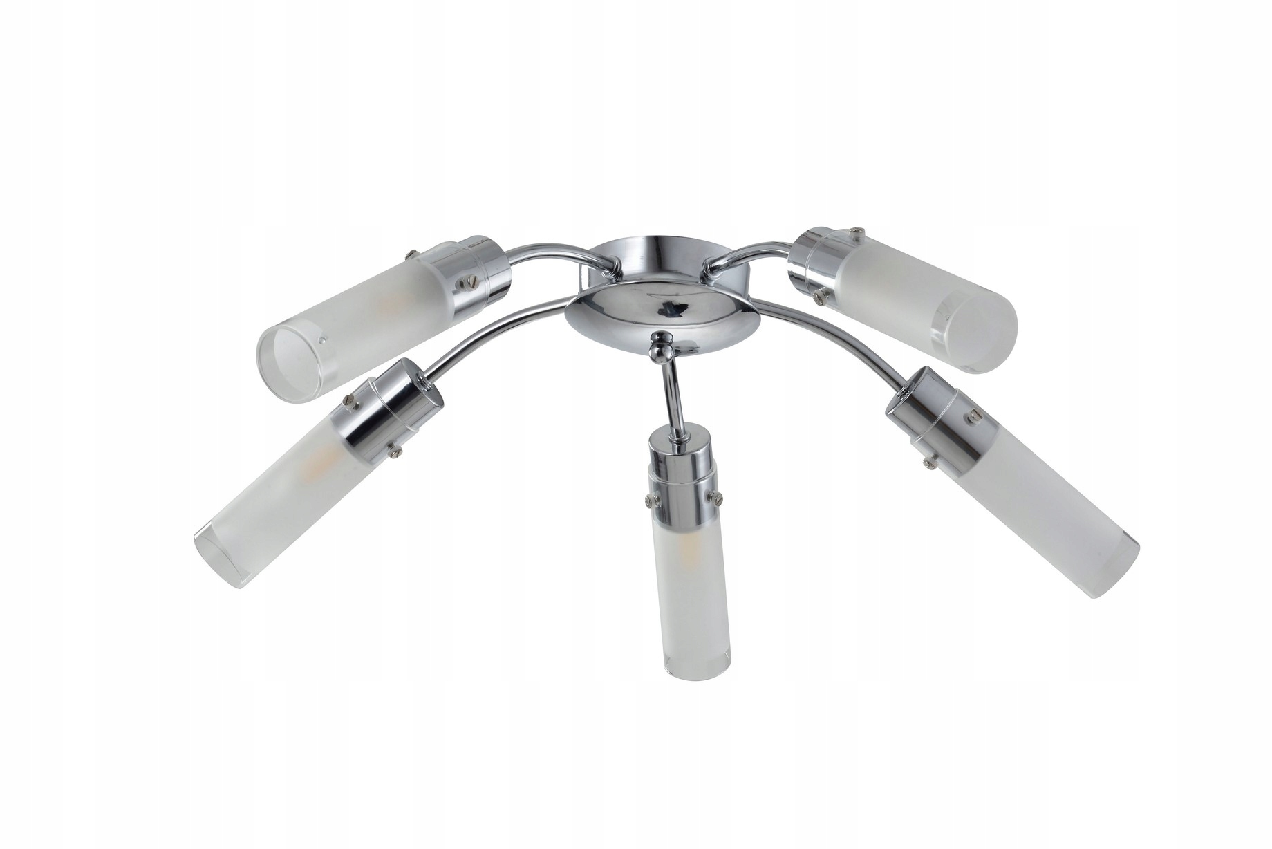 NOWOCZESNA LAMPA SUFITOWA PLAFON ŻYRANDOL CHROM 5 PROMOCJA EAN (GTIN) 5902150106722