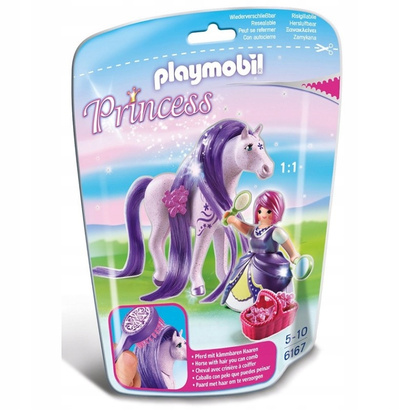 

Playmobil 6167 Princess Konik Do Czesania Viola