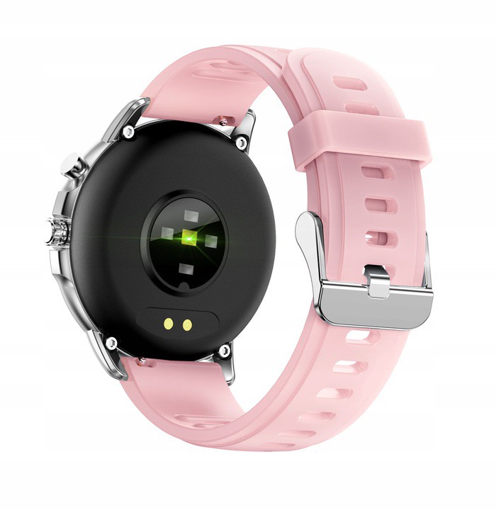 SMARTWATCH DAMSKI RONEBERG SPORTOWY RS02 RÓŻOWY Obsługa ładowania bezprzewodowego nie