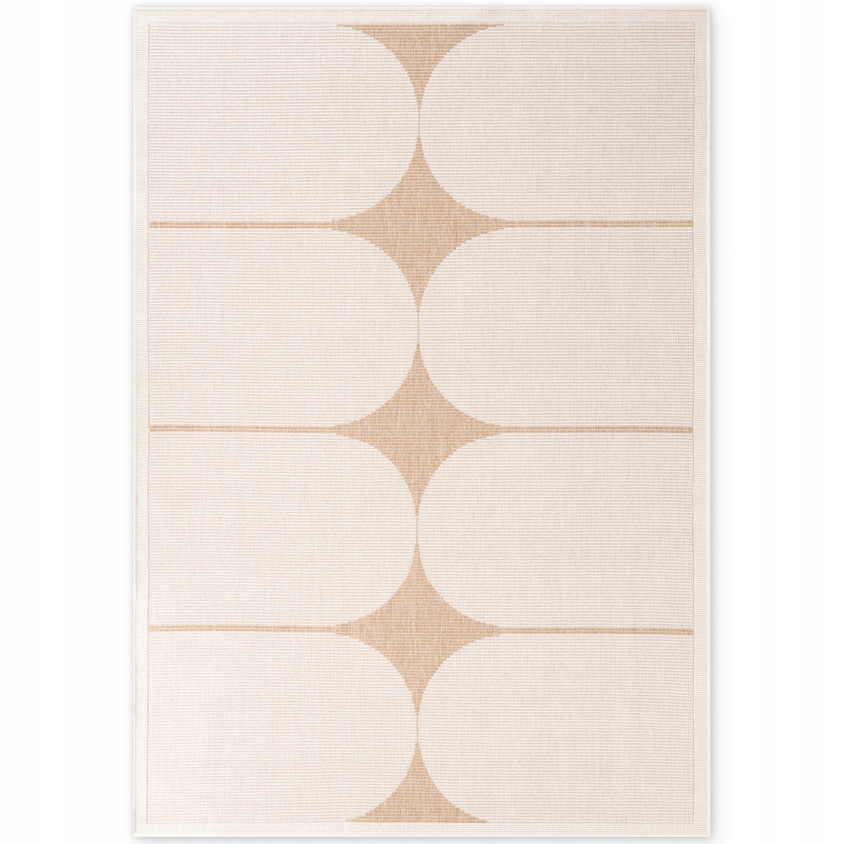 160x230 Kusový koberec Duet Bowen 106245 Beige/White na von aj na doma