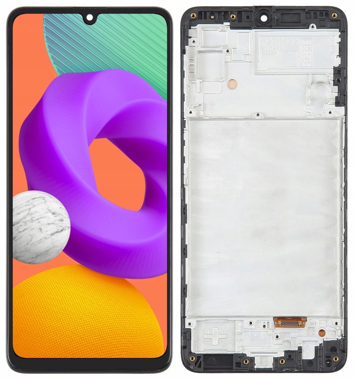 Oled displej pro Samsung Galaxy M22 M225 LCD displej Rámeček