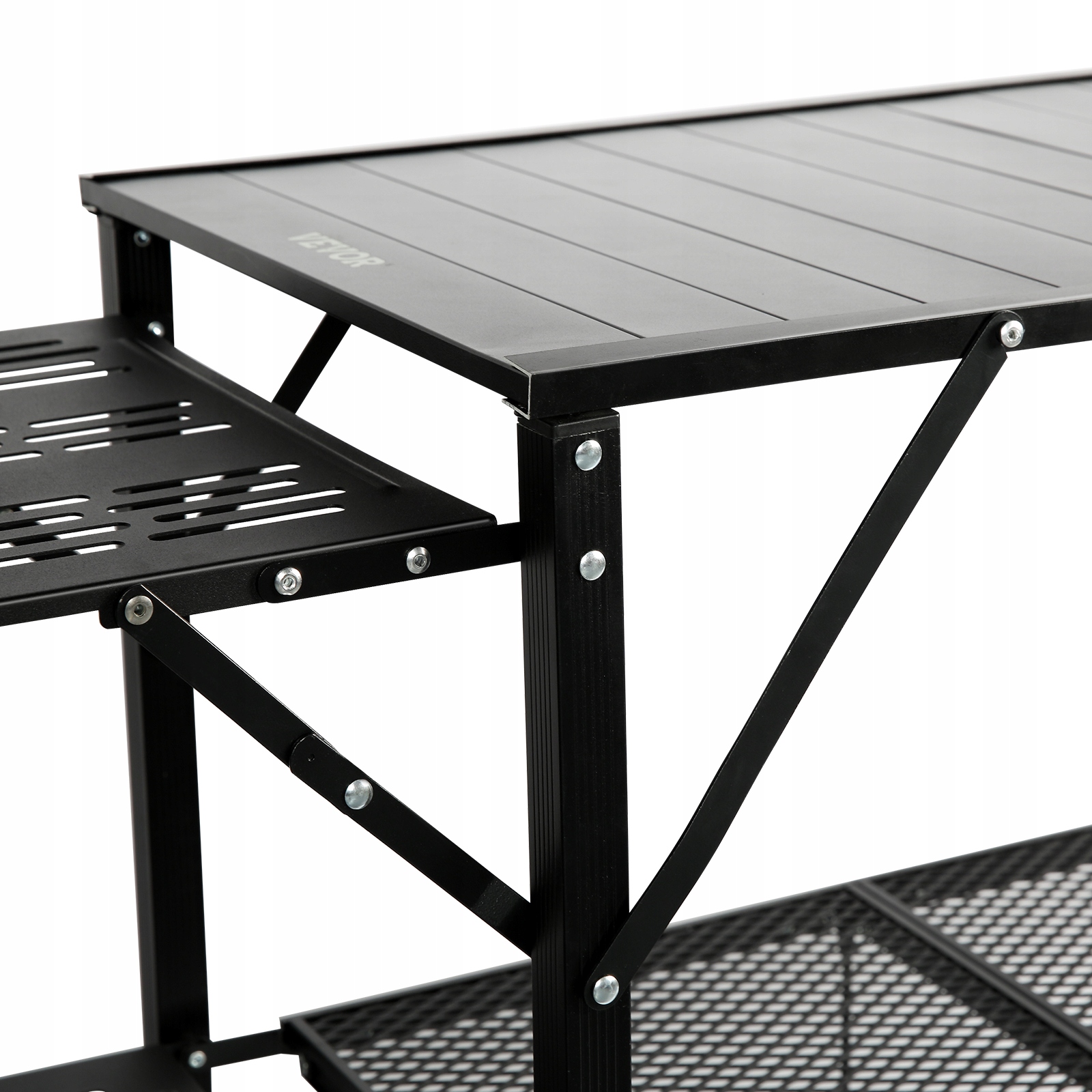 VEVOR Kuchnia Kempingowa 126x46x81CM Do Przenoszenia Szybka Instalacja Wysokość 81 cm