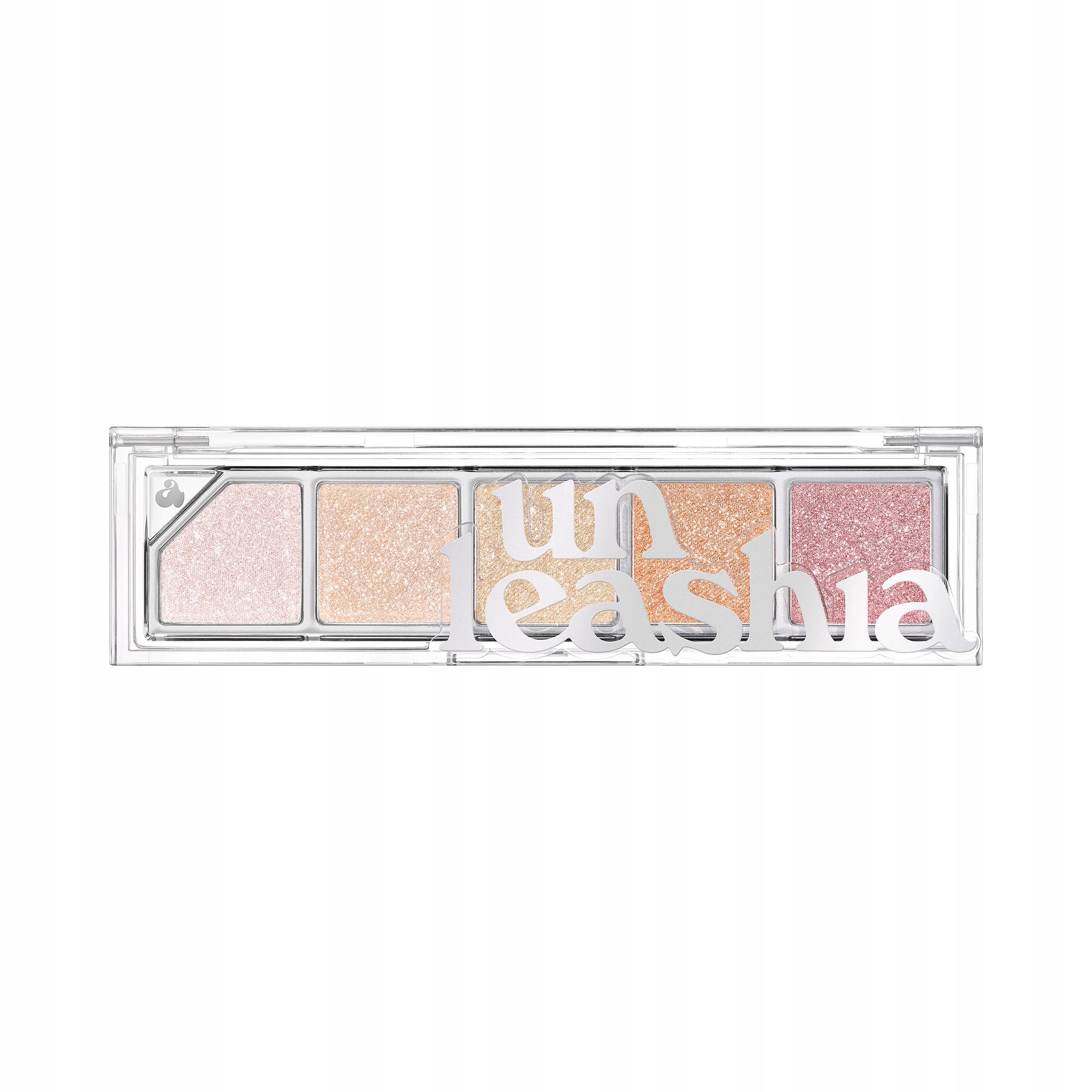 Unleashia Mood Shower Paleta stínů a rozjasňovačů č.100 Ballerina 4 g