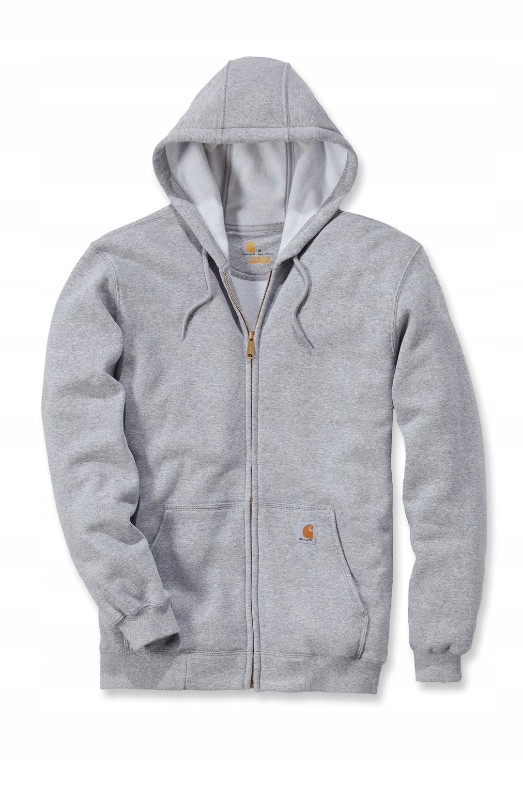 Carhartt Midweight Hooded Zip pánská mikina šedá velikost S