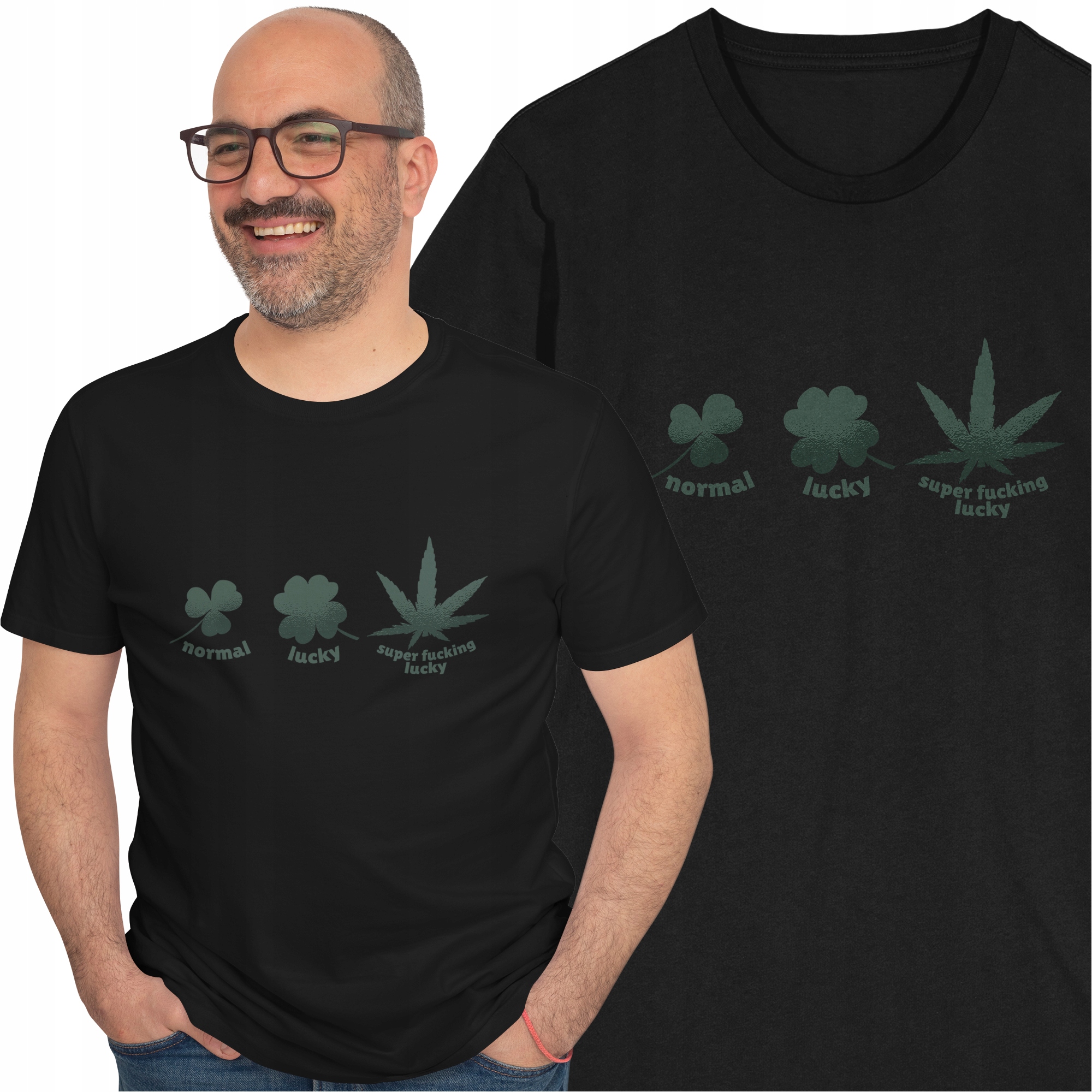 

Czterolistna Koniczyna Koszulka Marihuana Zioło