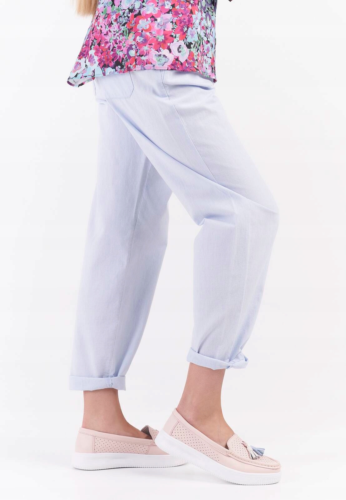 MOKASYNY DAMSKIE SERGIO LEONE SP015 RÓŻOWE PÓŁBUTY SKÓRA NATURALNA R 38 Kod producenta SP015-ROZOWY