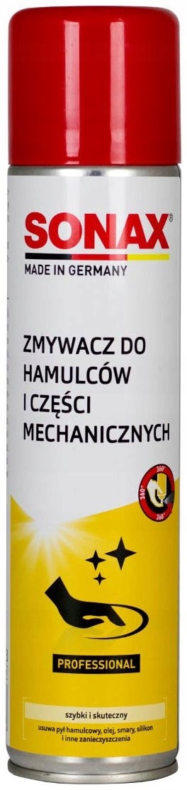 

Sonax Professional Zmywacz Do Hamulców 400ml