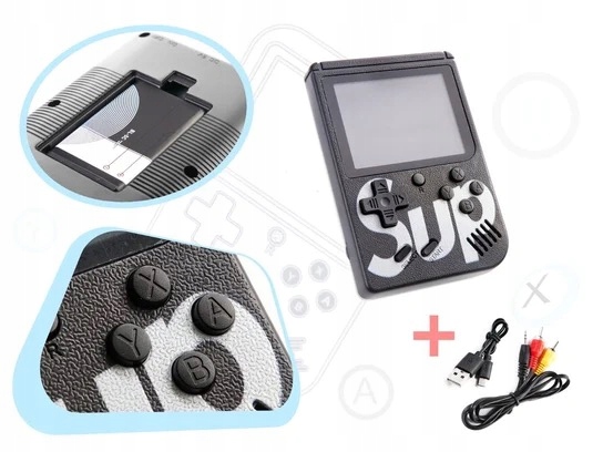 MINI KONSOLA 7RED 400 GIER GAME BOY RETRO KLASYKA GRA Typ kabel