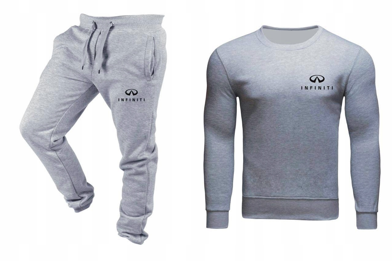 Tepláková Souprava Teplákovka Bez Kapuce Bez Kapuce Šedá XL