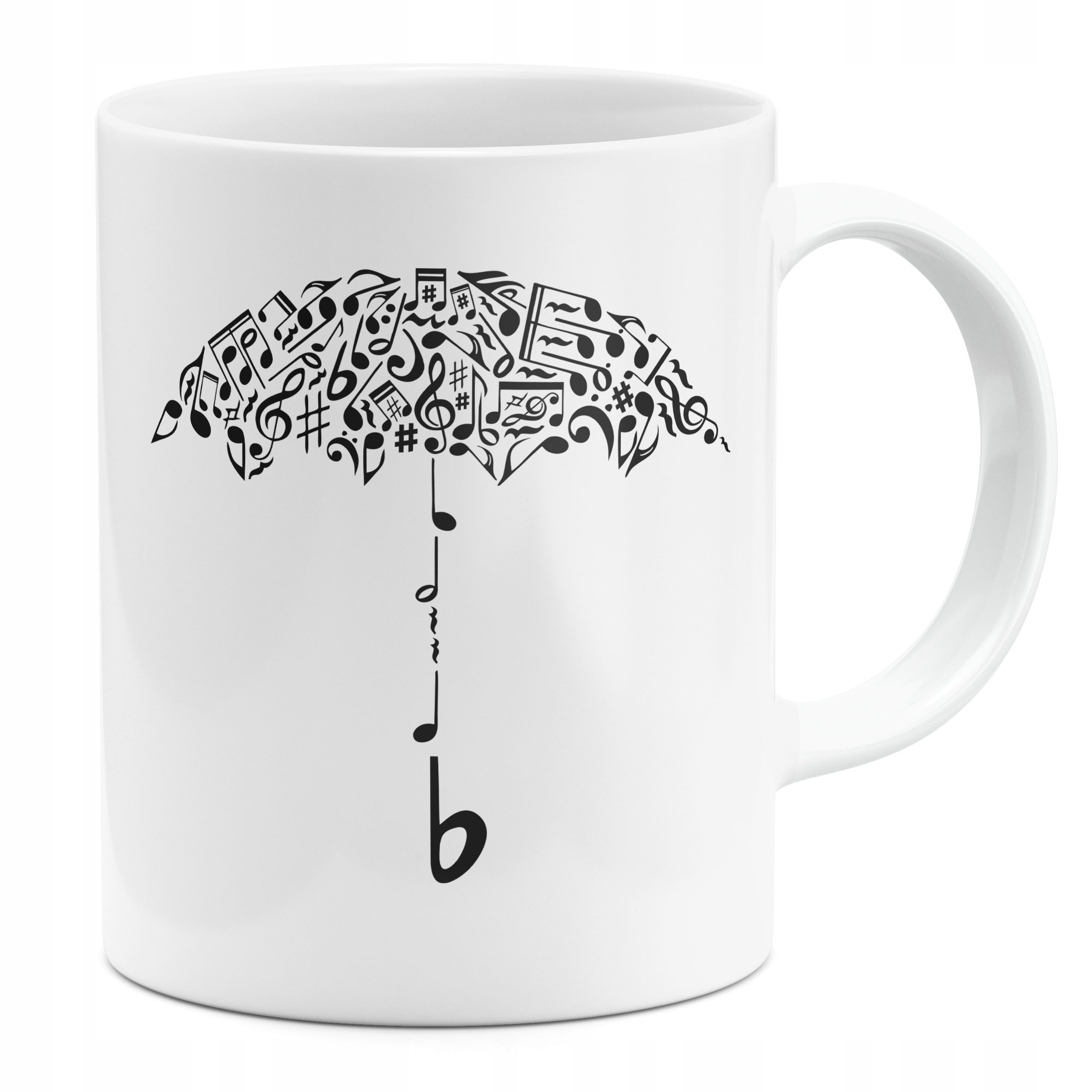 

Kubek Umbrella Music Muzyka Nuty Parasol Deszcz