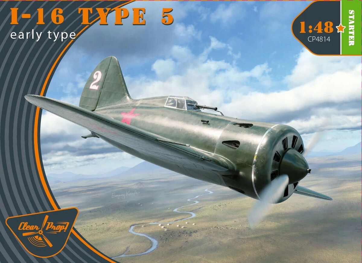 Polikarpov I-16 Type 5 Early Type Clear Prop! CP4814 měřítko 1/48