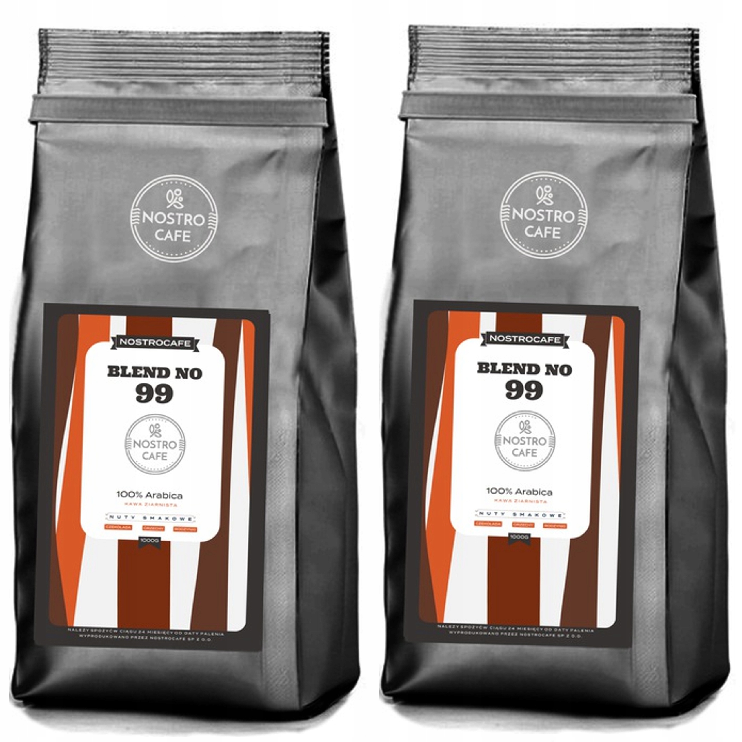 Káva Zrnková 2KG Arabika Blend 99 Čerstvě pražená