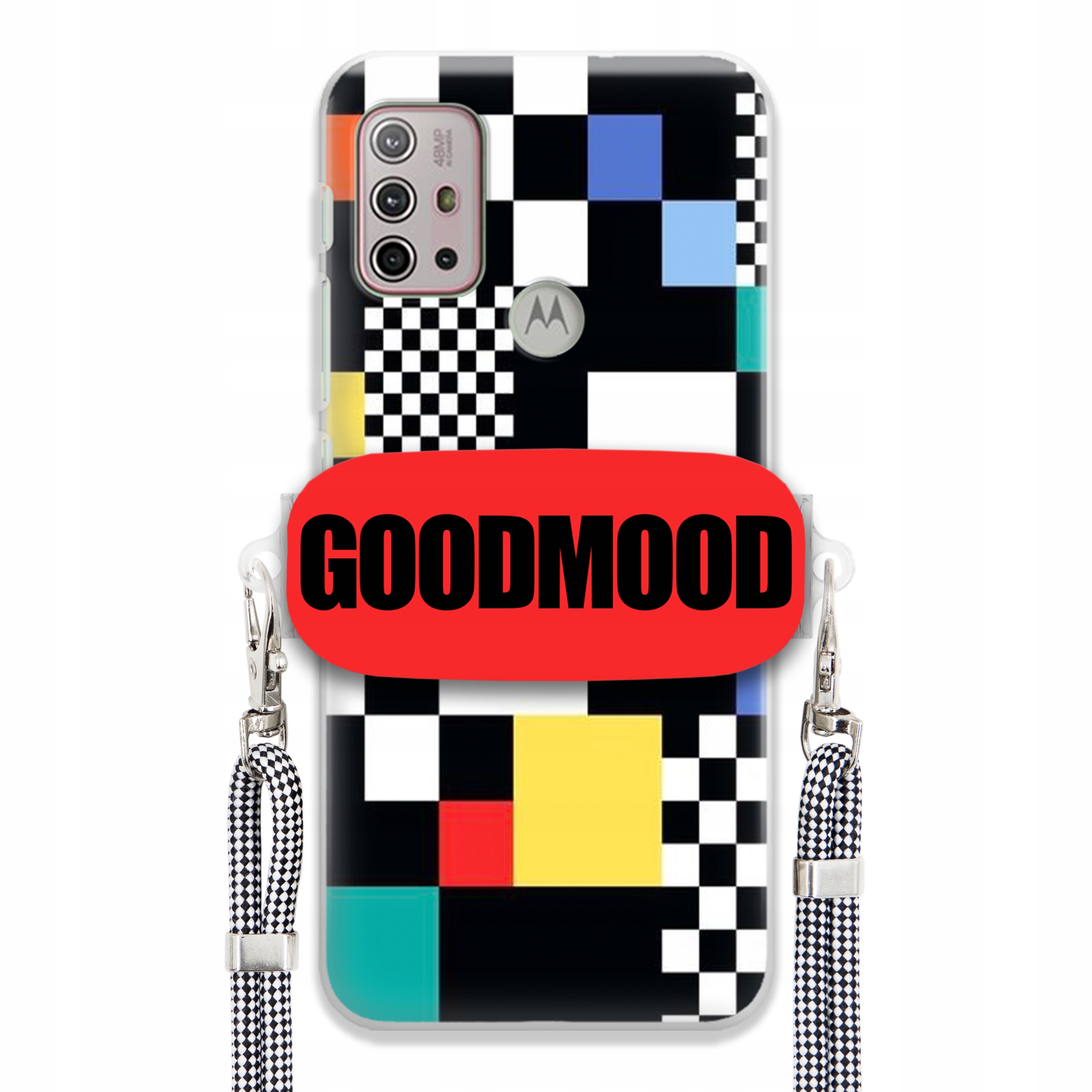 Puzdro Pre Motorola G10 Power Case Držiak Na Vodítko Pre Telefón Pixelart MIX Wz