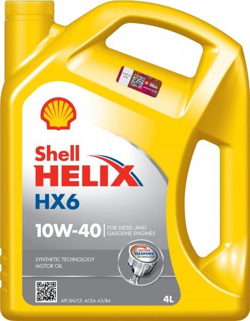 

Olej silnikowy Shell Helix HX6 10W-40, 4 L