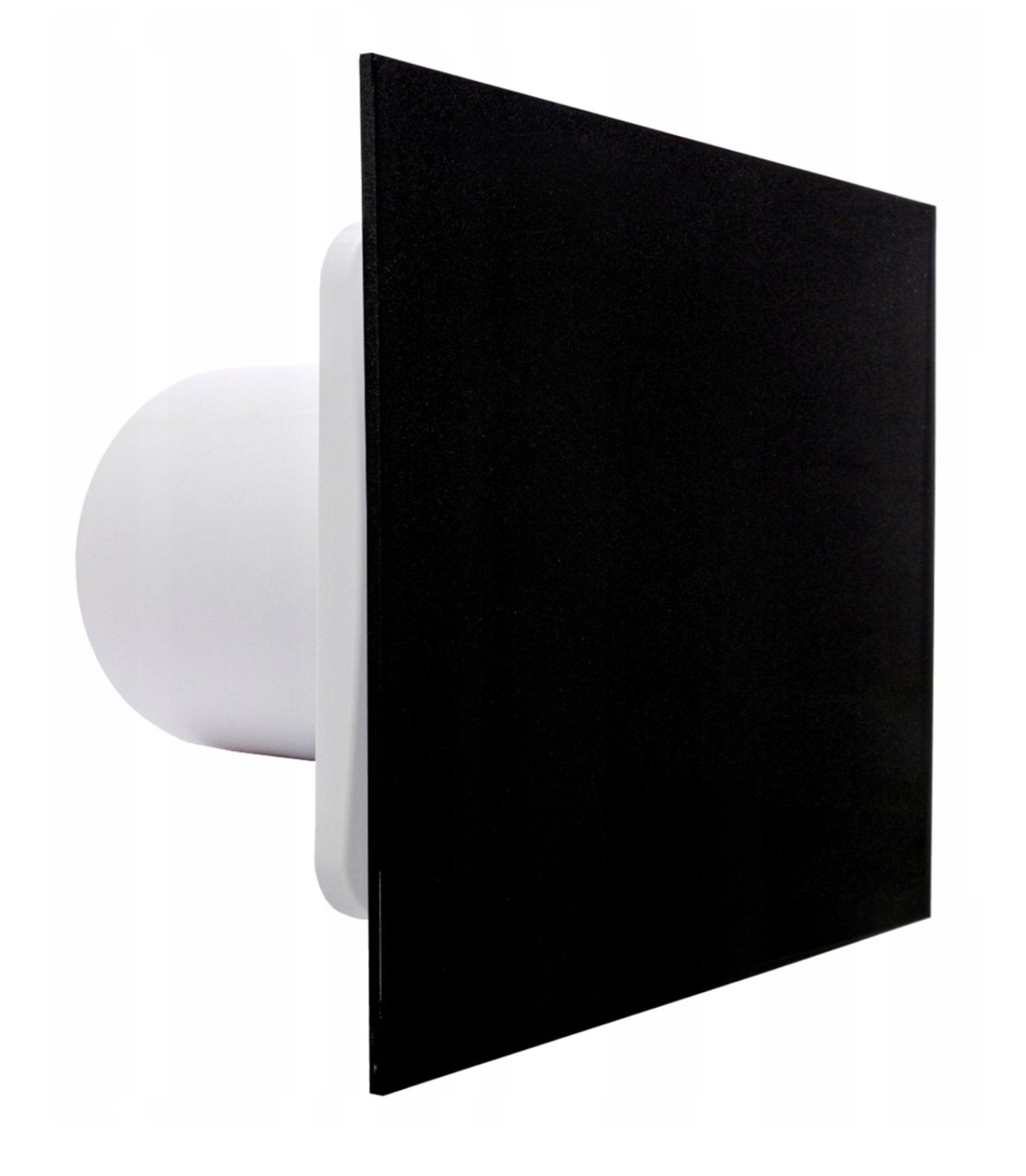 Wentylator Łazienkowy FI125mm Wyłącznik Czasowy Czarny Panel Cichy 29dB