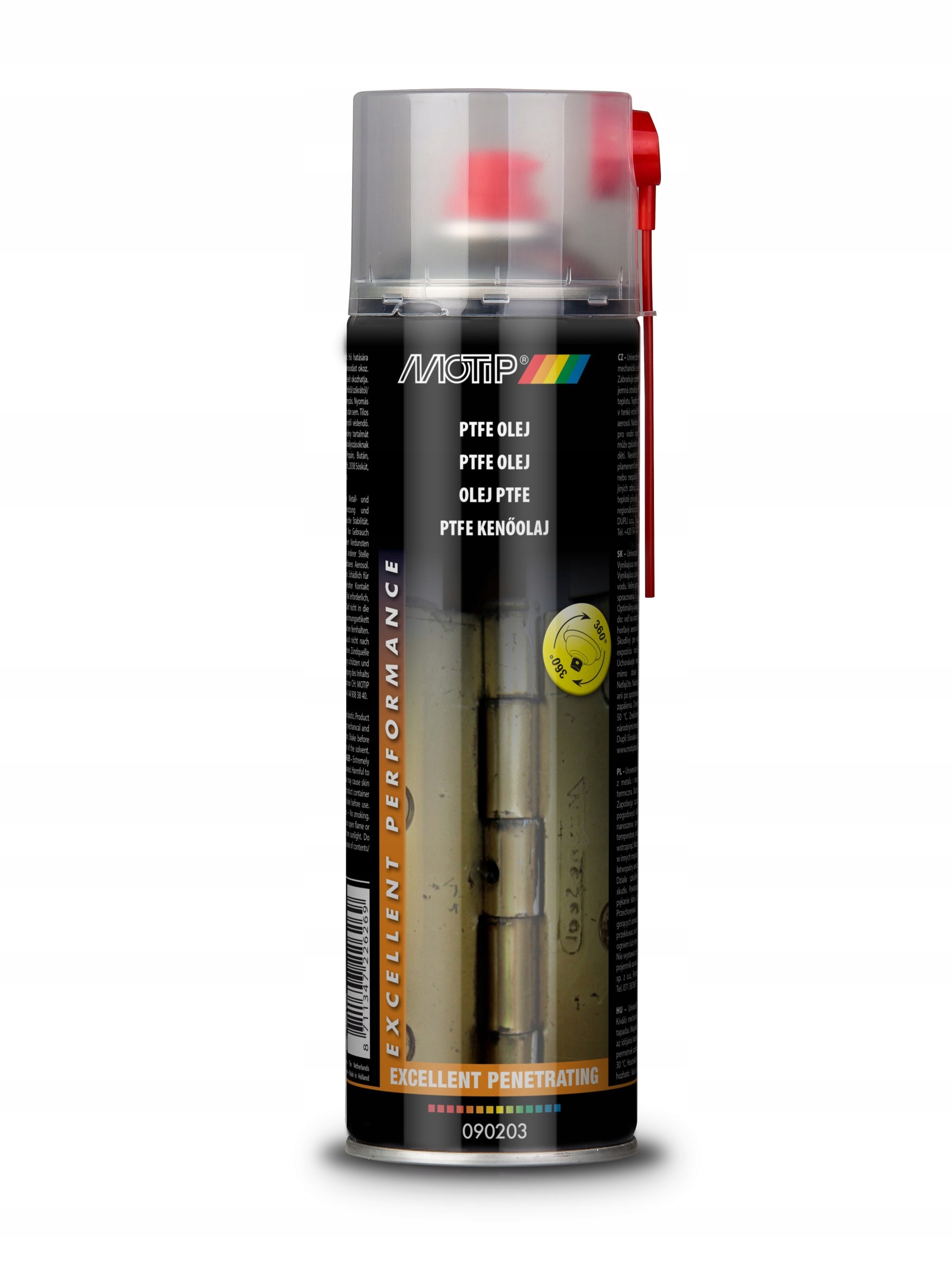 

Olej Ptfe teflon w sprayu Motip 500ml 090203