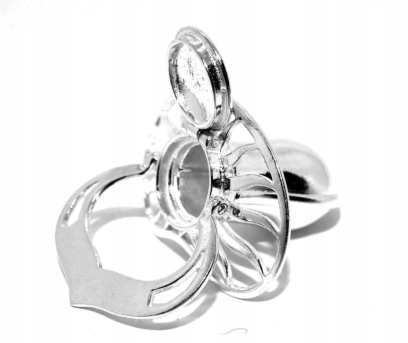 SREBRNY SMOCZEK PAMIĄTKA CHRZEST BABY SHOWER