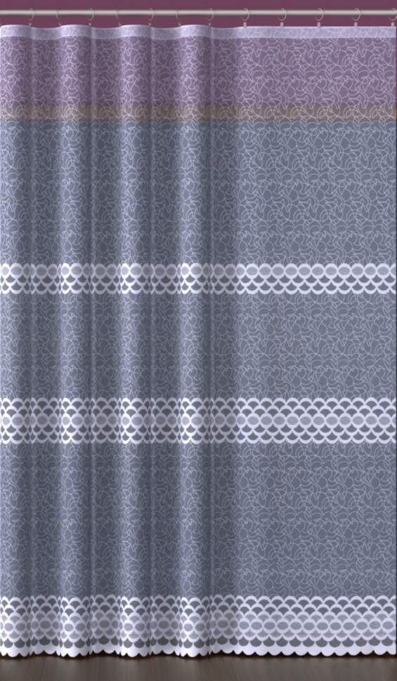 Mg Záclona 629/59 Bílá 500x240 cm Hotová S Páskou Skr