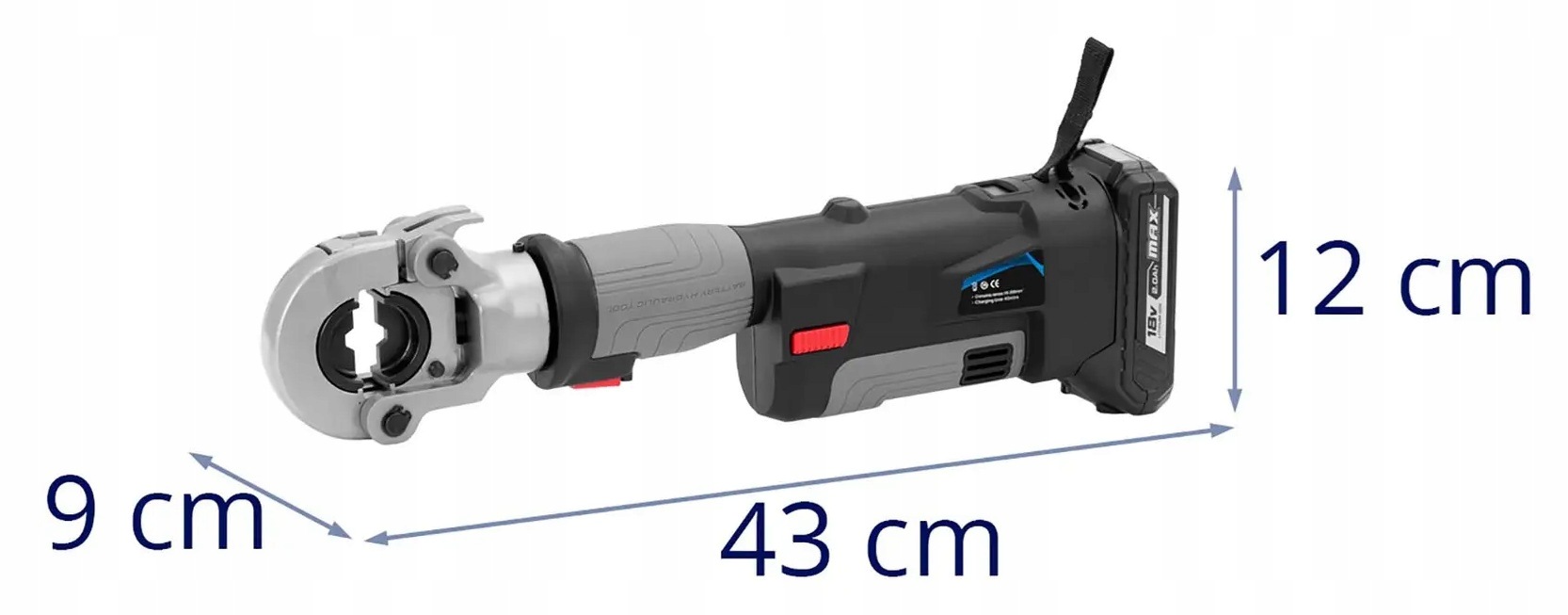 Praska zaciskarka hydrauliczna do kabli 16-300 mm2 MSW MSW-PRTO1.0 10062612