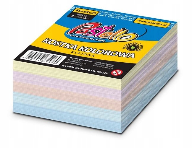 

Kostka Klejona Kolor 85X85X40MM, Odrywana