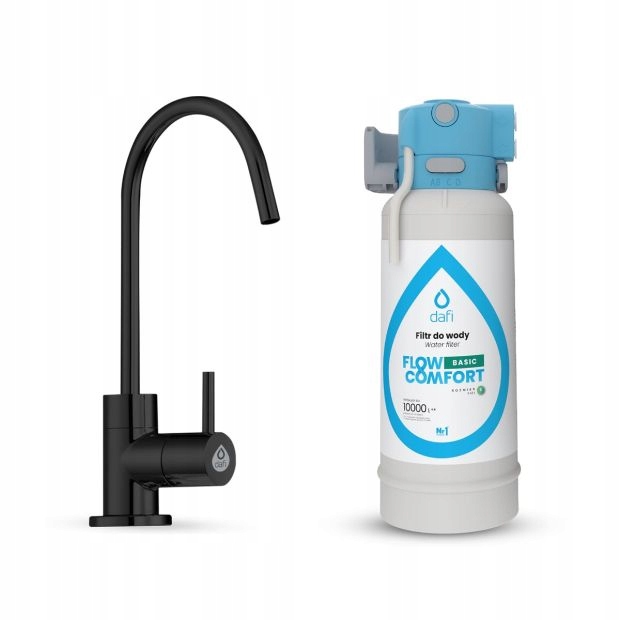 System filtrujący Dafi Flow Comfort Basic (DC10) kran Alto czarny