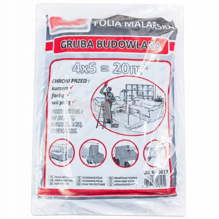 

Folia Malarska Budowlana Gruba 4MX5M
