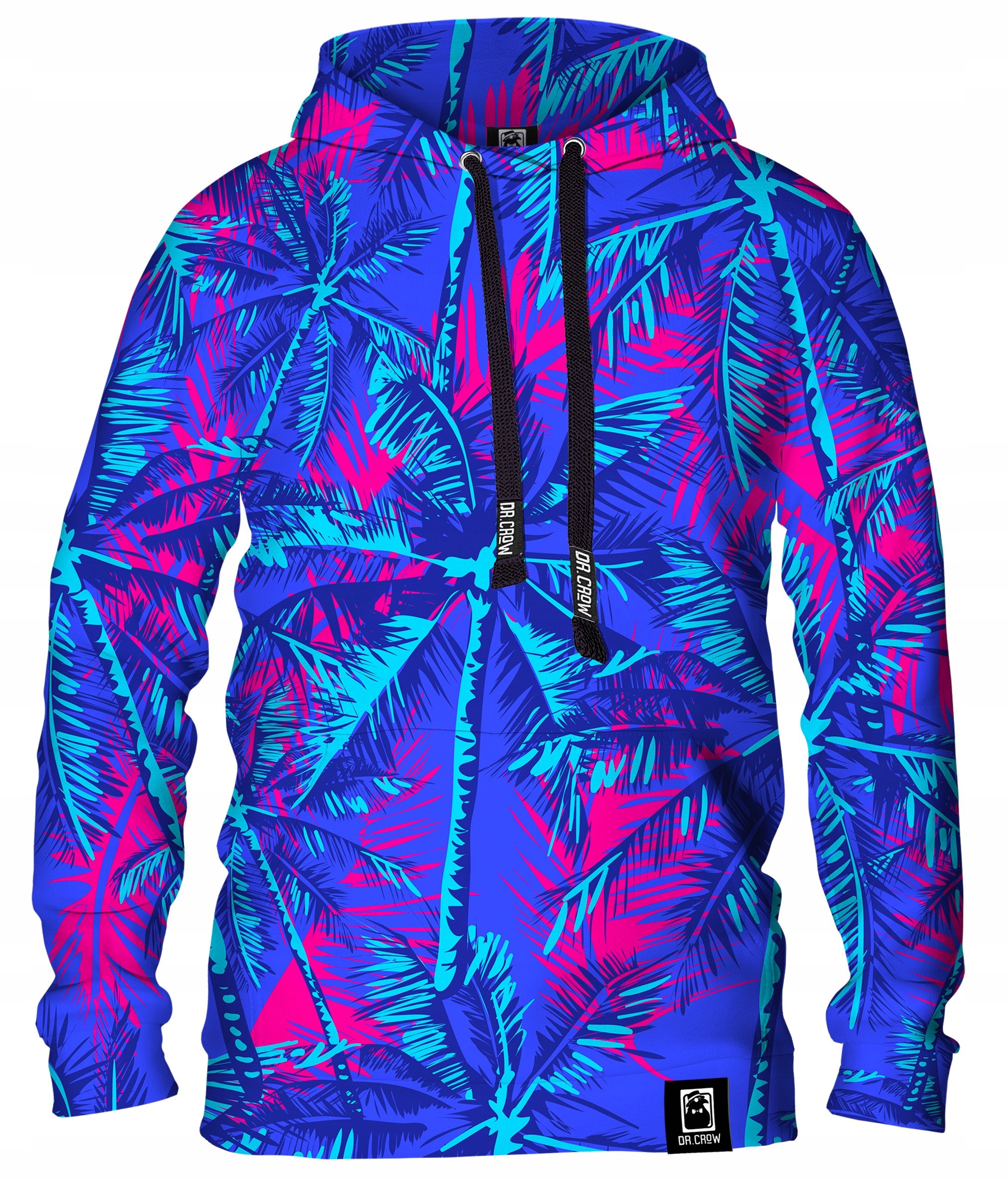 

Bluza z kapturem Neon Palms Blue M Dr.Crow