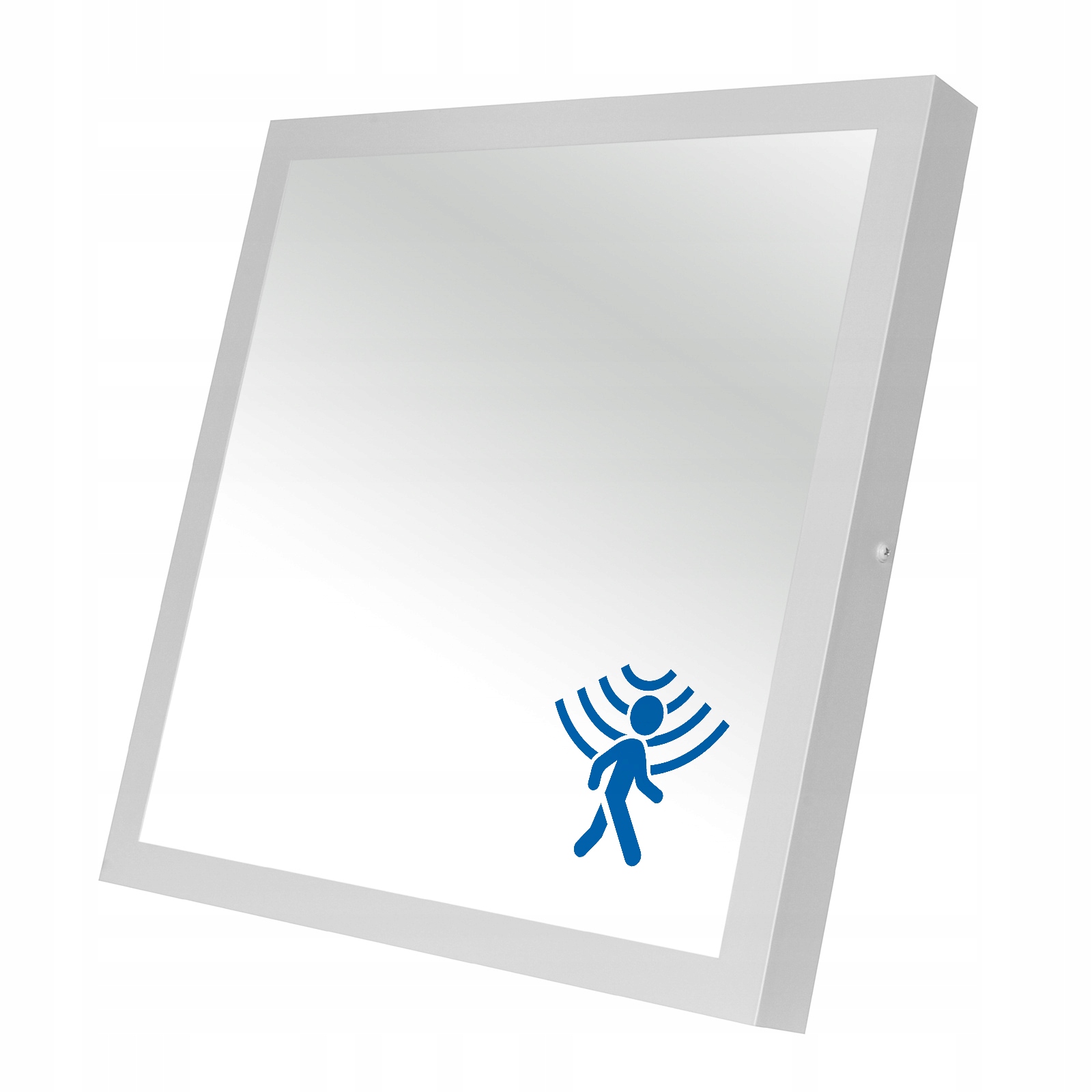 Lampa Panel Led Plafon 40x40cm natynkowy 36W Z Czujnikiem Ruchu Pir Biały