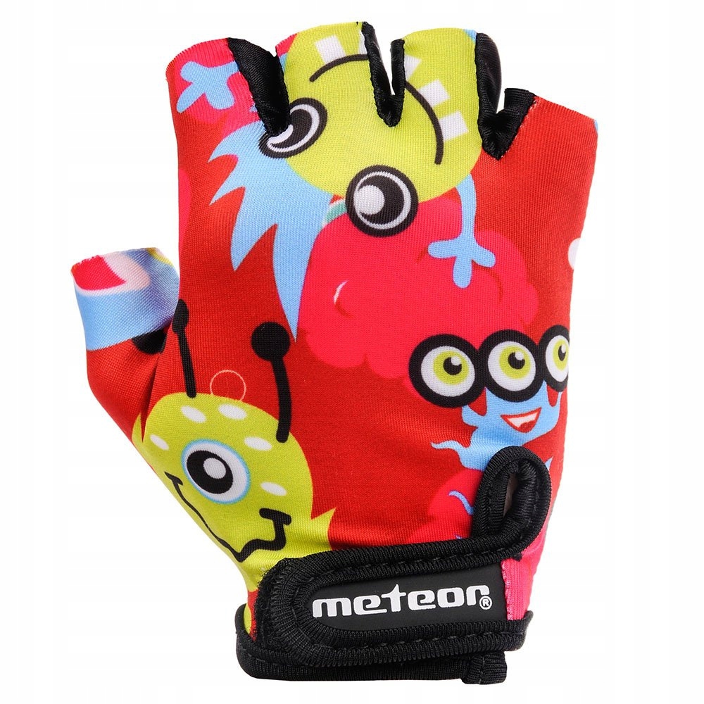 Rękawiczki Rowerowe Meteor Kids Monsters R. Xs