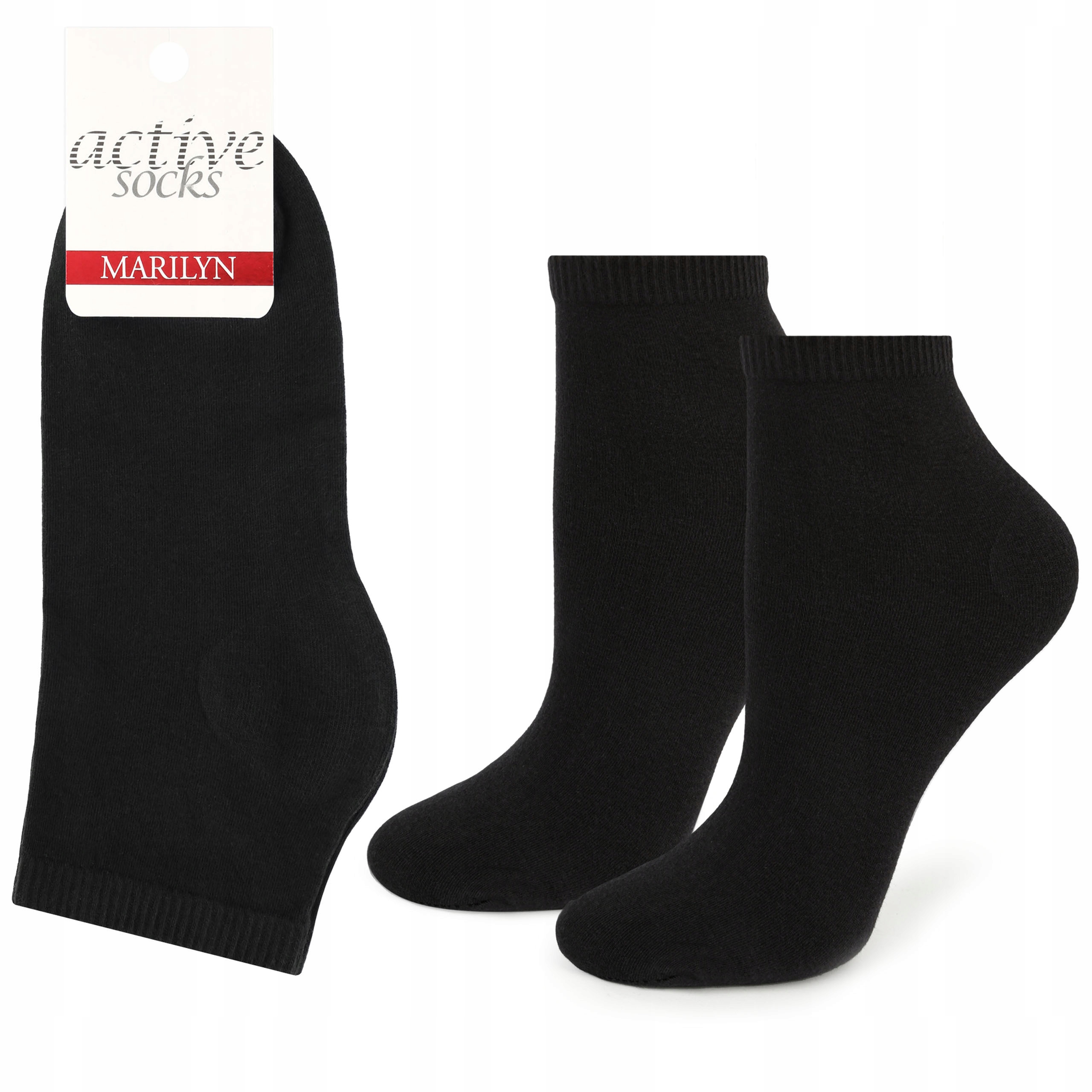 Ponožky dámske nízke bavlnené Marilyn Forte 58 B čierne