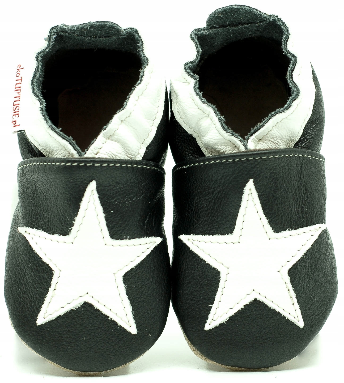 

ekoTuptusie Biała Gwiazda paputki skóra r.21