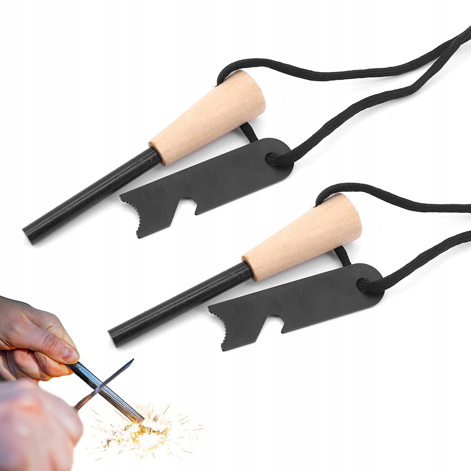 

Patyk Rozrusznik Magnez Z Drewniany Uchwyt 2SZT