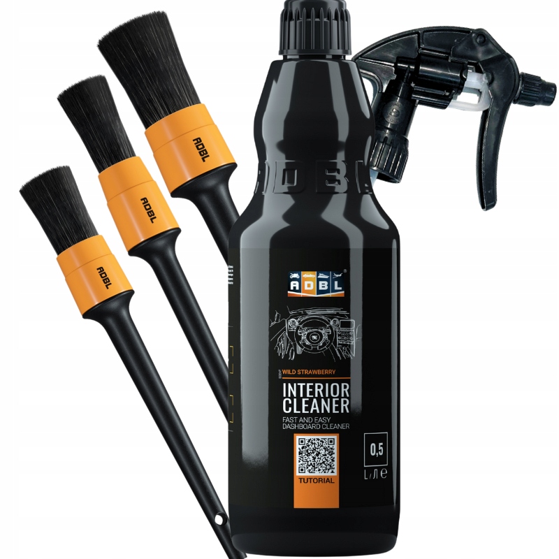Zestaw Adbl Interior Cleaner 0,5L- preparat do czyszczenia wnętrza pędzel