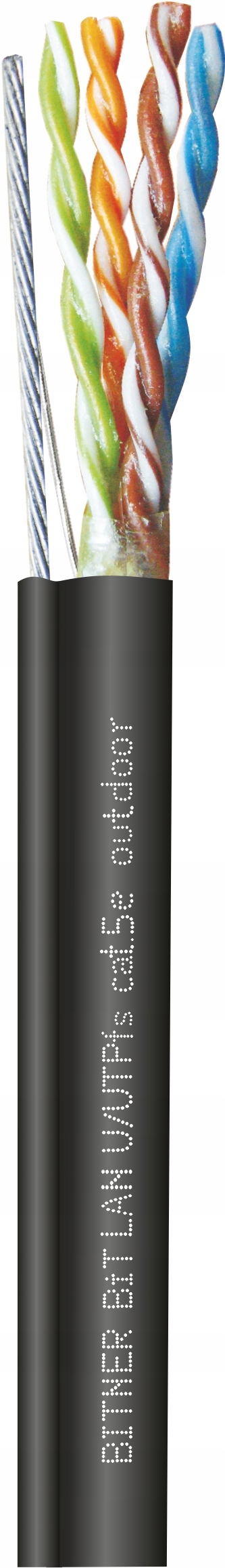 1m Kabel informatyczny żelowany BiTLAN U/UTPfs cat 5e outdoor TI0014 Bitner