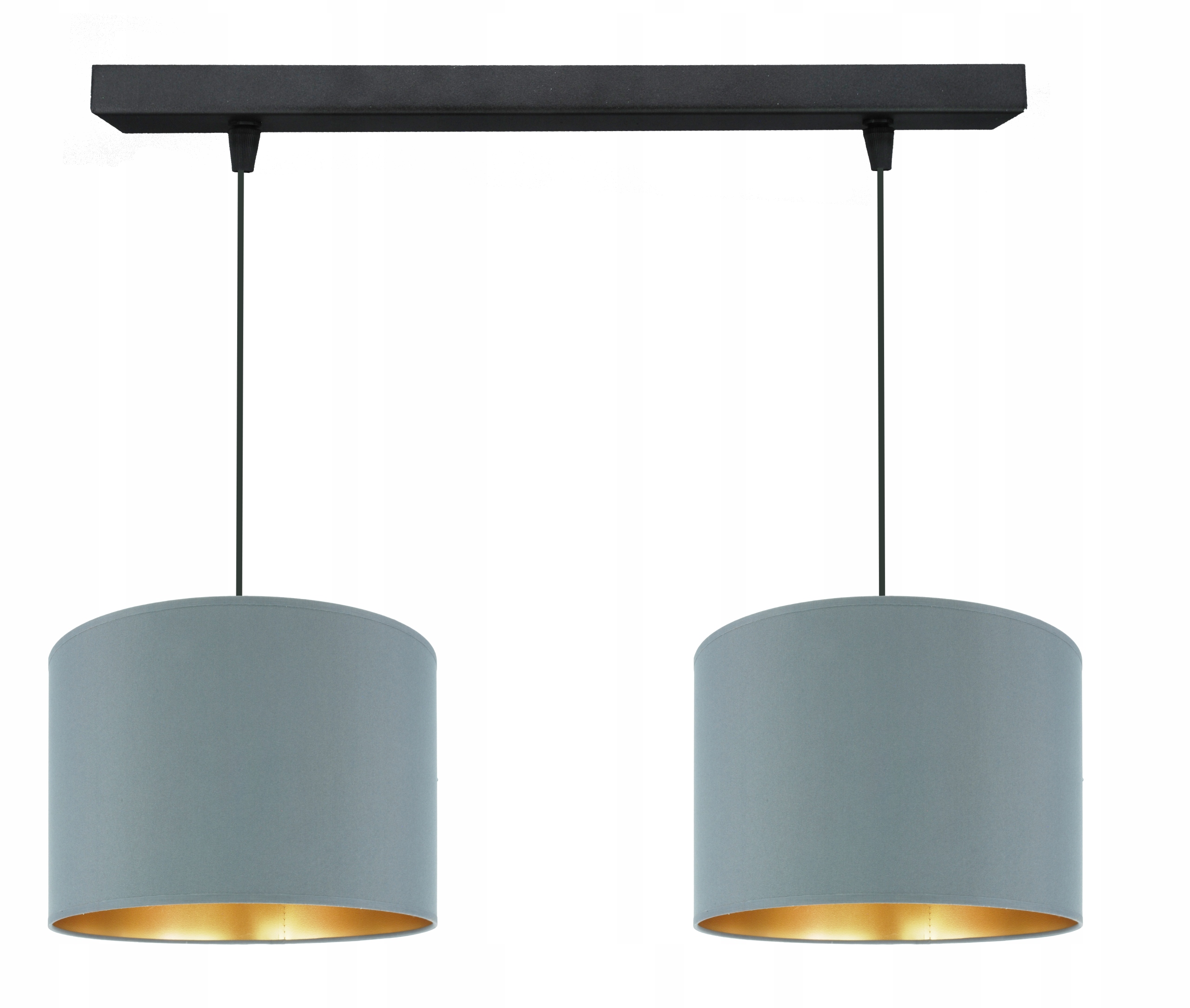 Moderní závěsná lampa, šedé stínidlo 20 cm, obývací pokoj, ložnice, Led Novinka