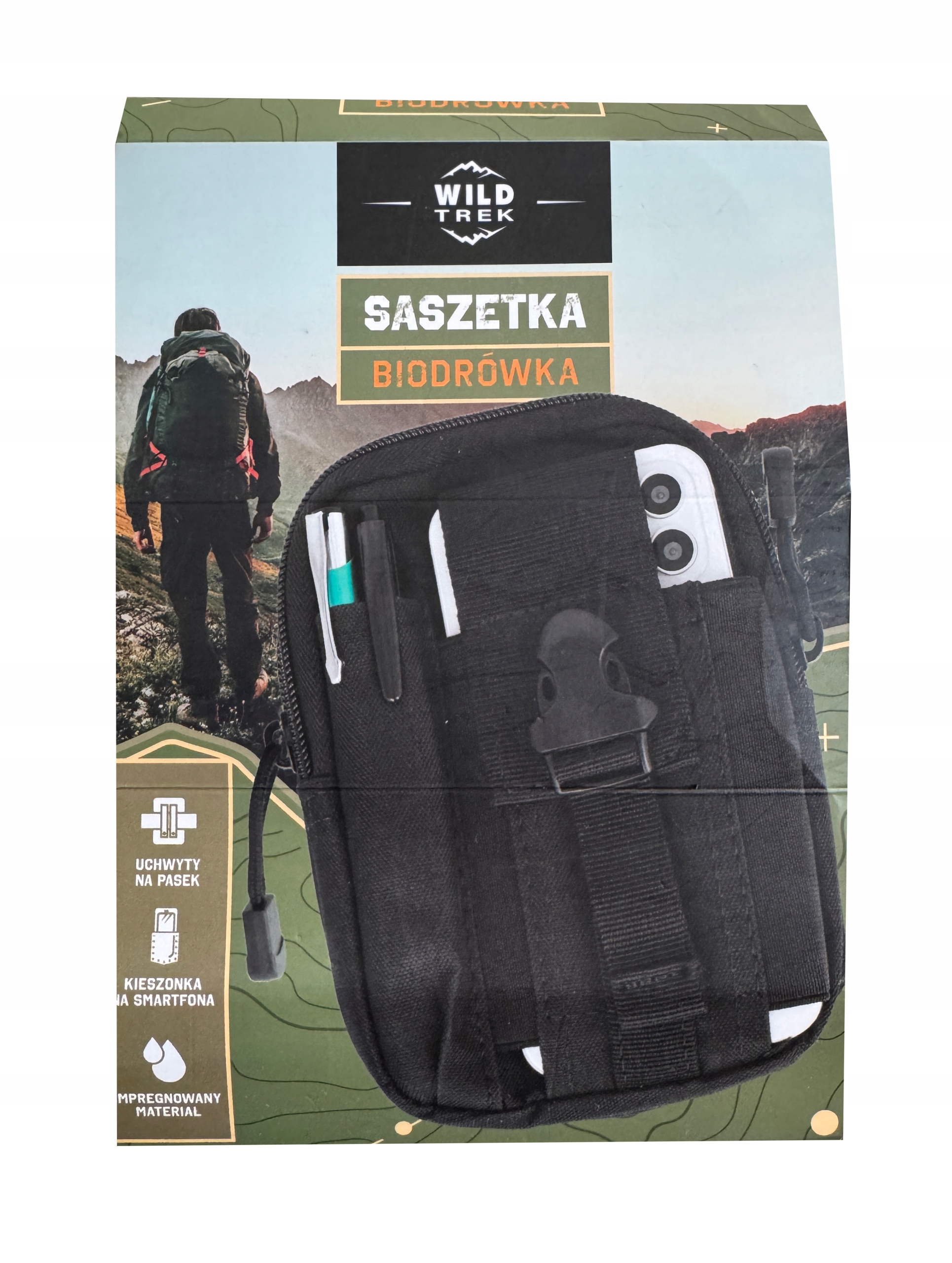 Organizer Wild Trek 17,5 x 12 x 6 cm czarny
