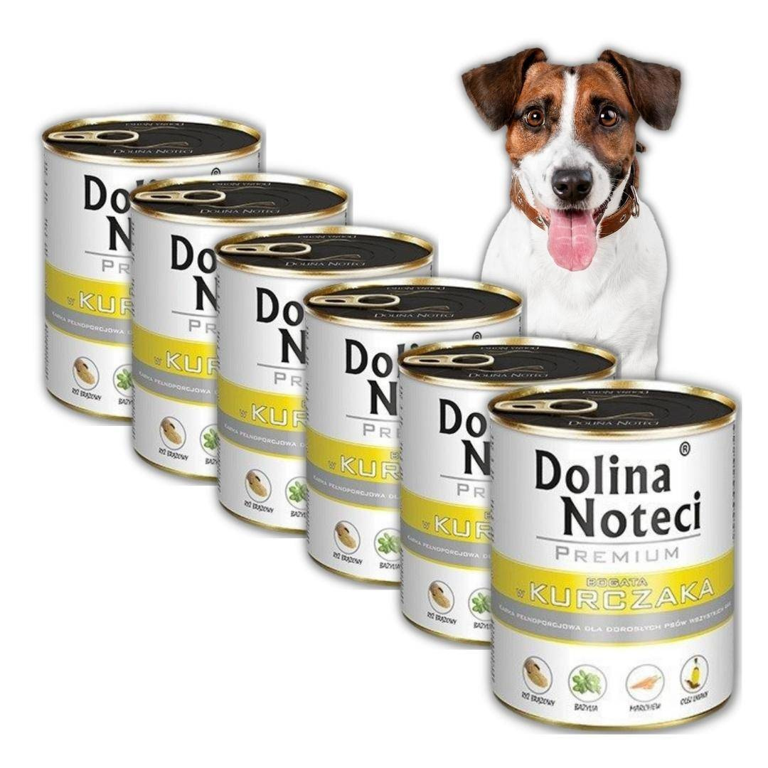 Levně Dolina Noteci Premium Vlhké Krmivo pro psy Kuře 4,8 kg