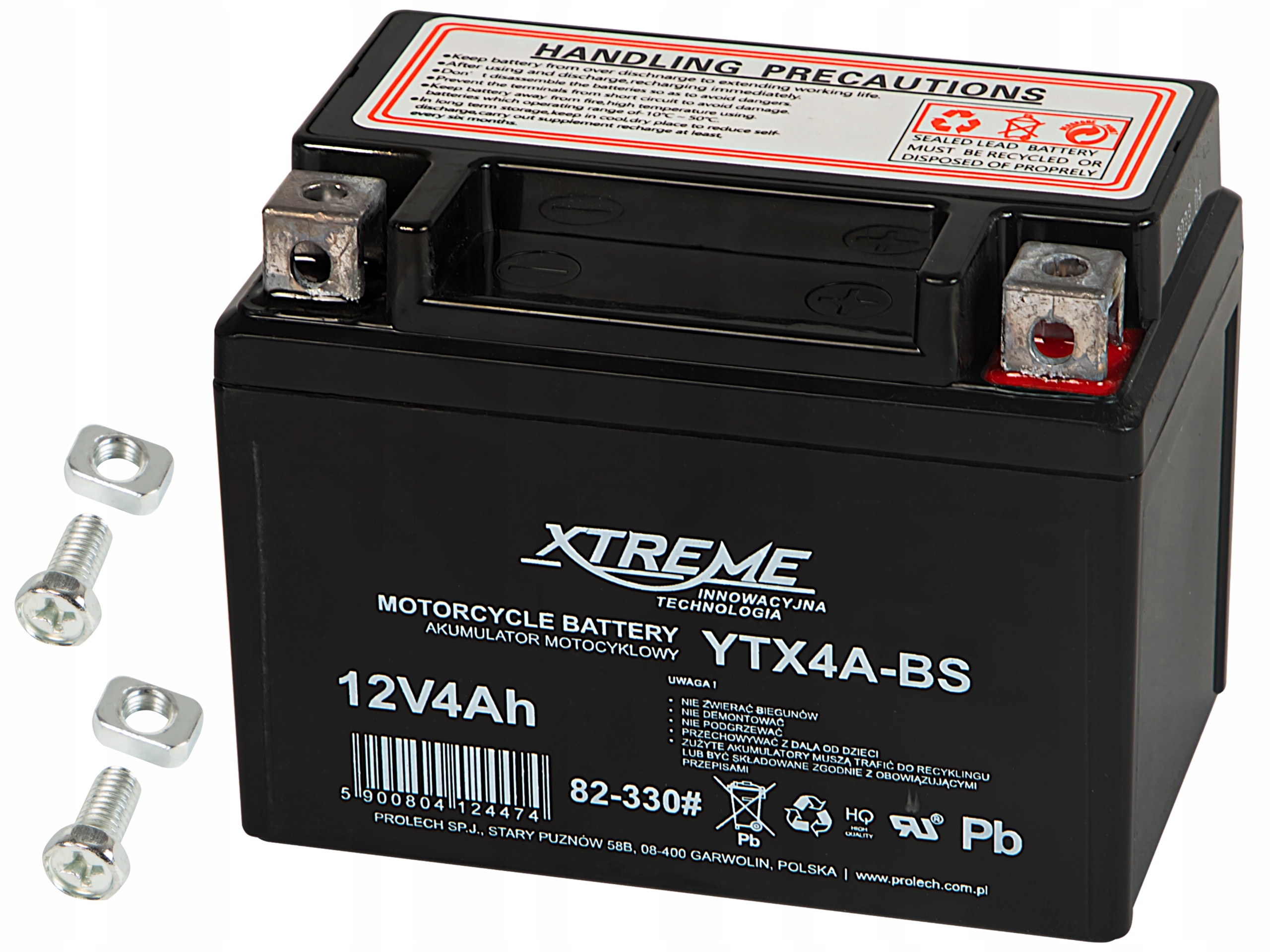Akumulator motocyklowy 12V 4Ah AGM Xtreme