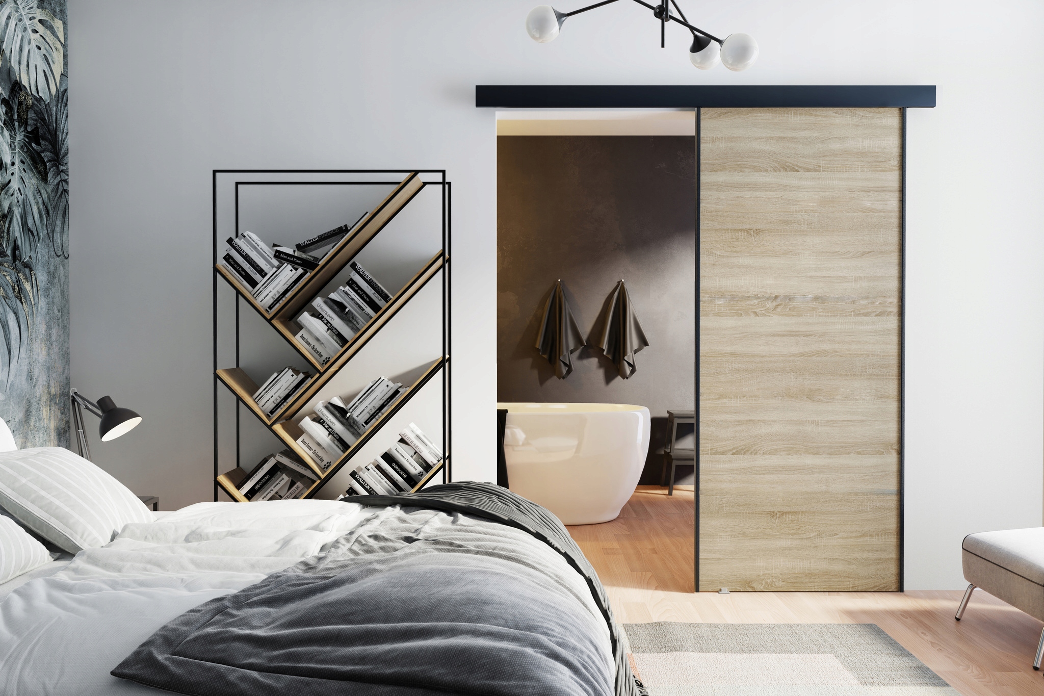 Drzwi przesuwne naścienne ORION 90