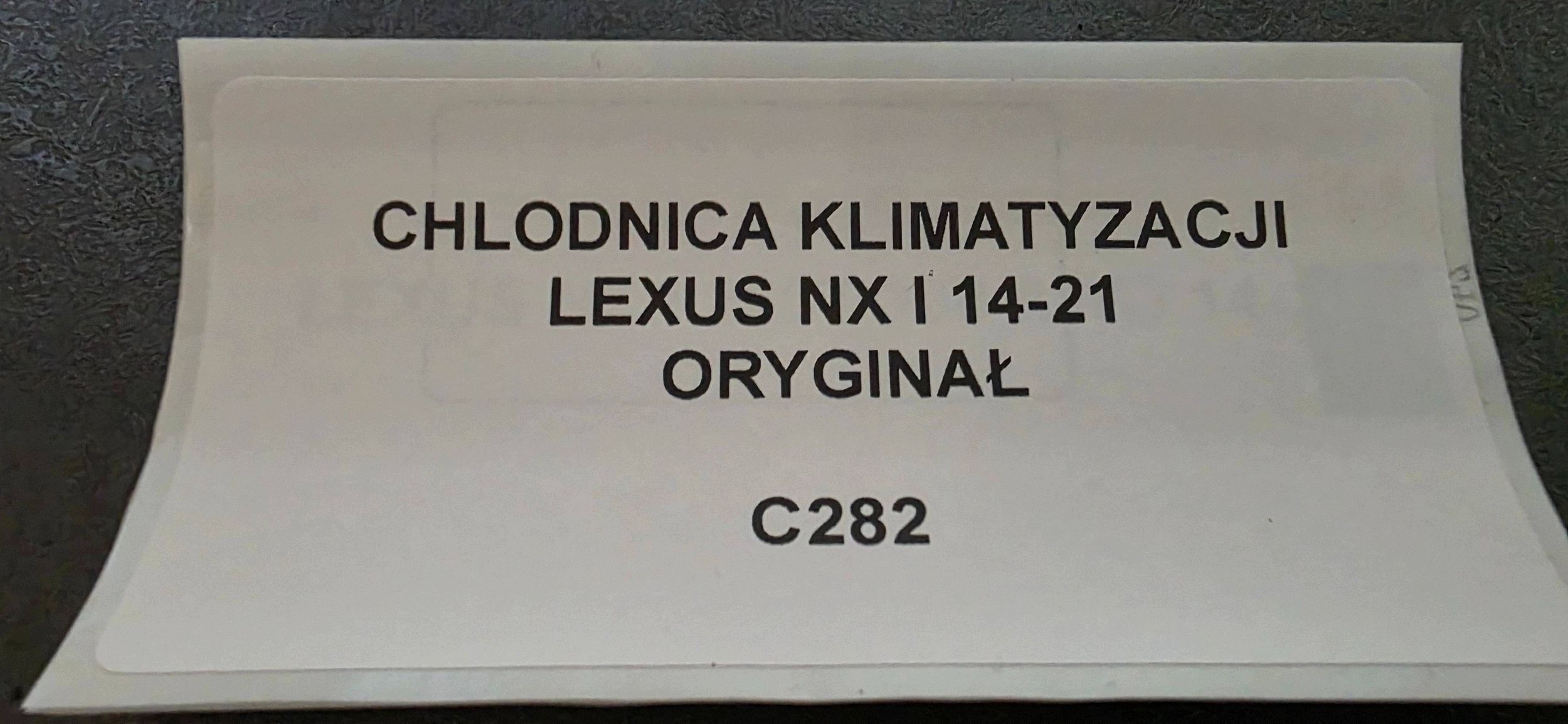 air conditioning radiator front Lexus NX
