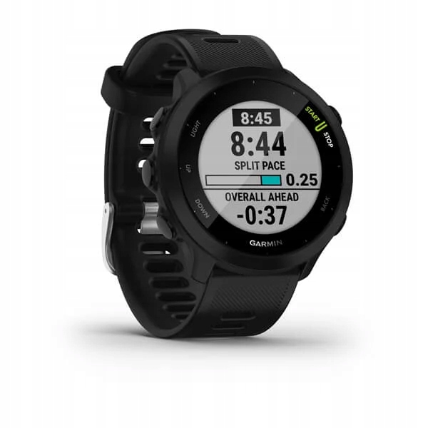 GARMIN FORERUNNER 55 smartwatch / zegarek biegowy Kolor dominujący czarny